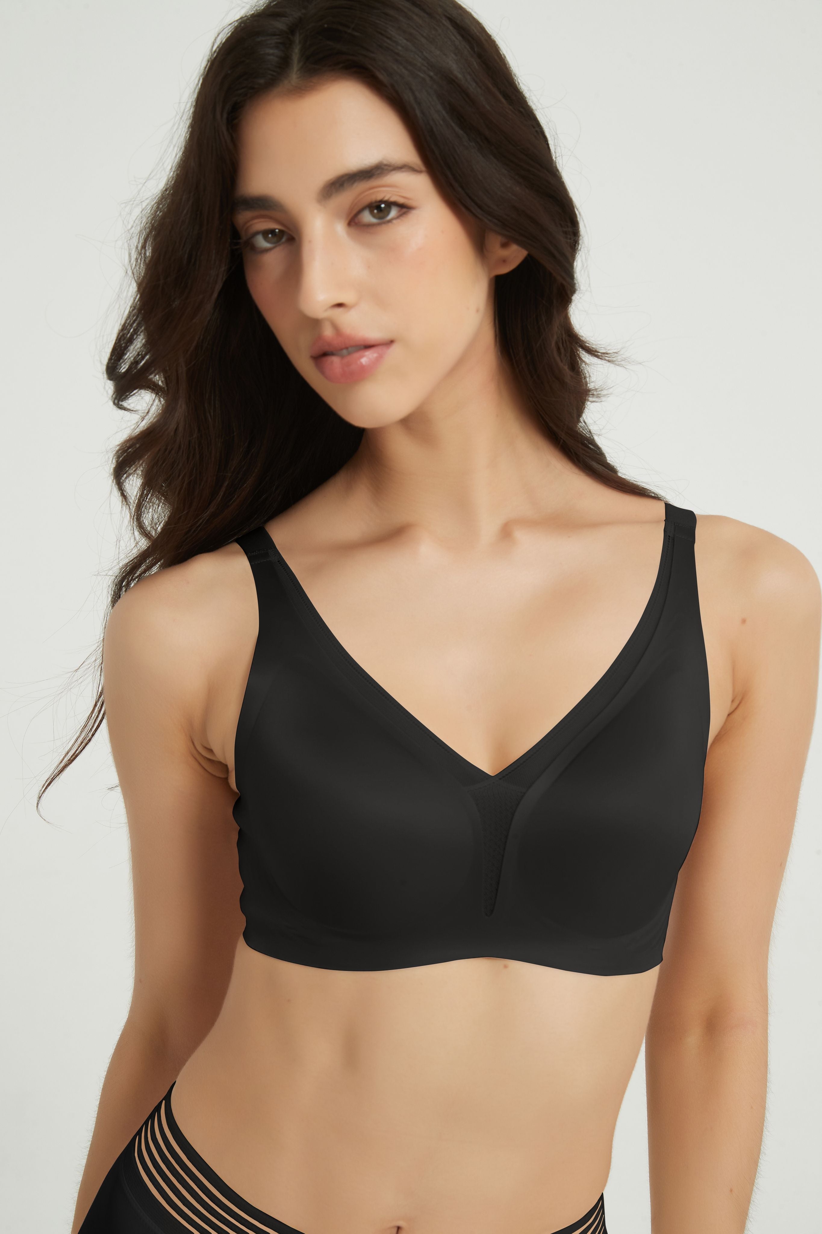 mesh cross over bras