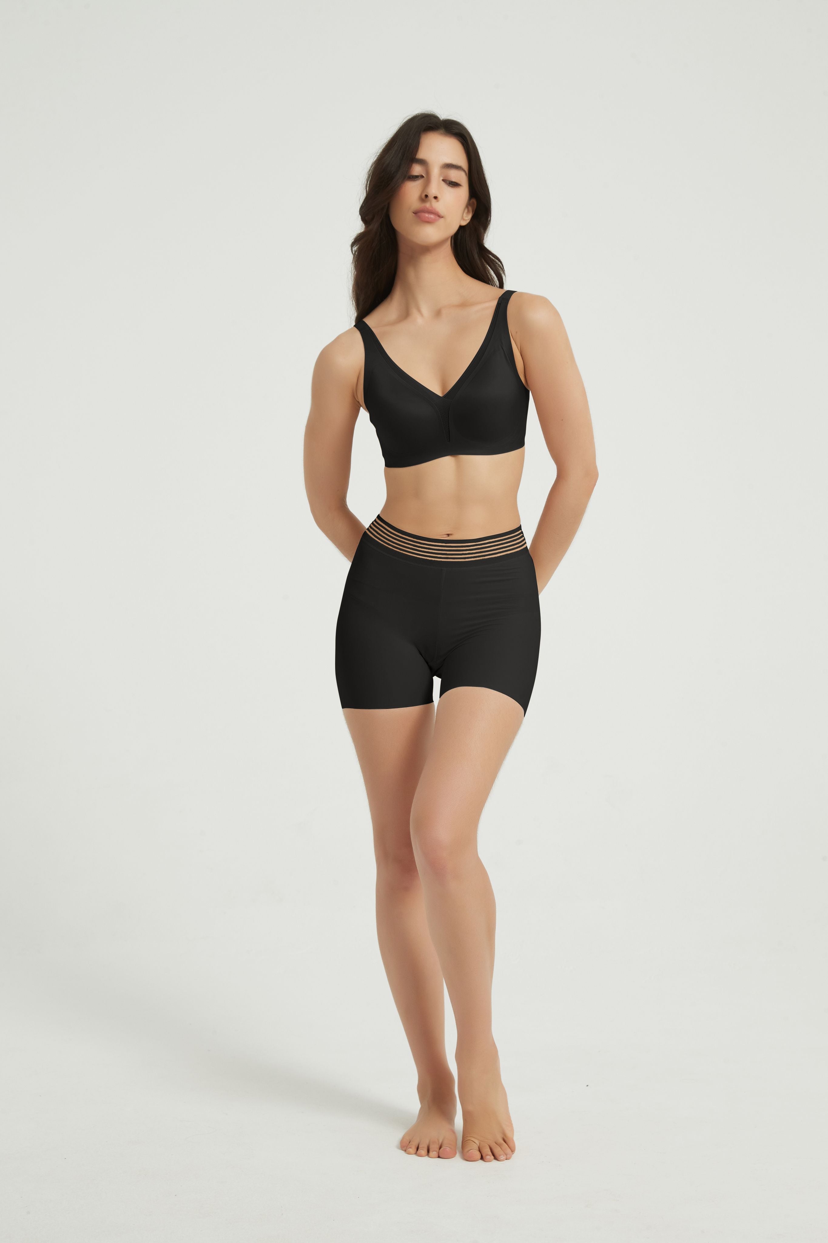 mesh cross over bras